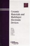 Ceramic Materials and Multilayer Electronic Devices, Vol. 150 Proceedings of the symposium held at the 105th Annual Meeting of The American Ceramic Society, April 27-30, 2003, in Nashville, Tennessee, Ceramic Transactions,1574982052,9781574982053