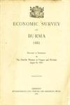 Economic Survey of Burma 1951 Presented in Parliament by the Hon'ble Minister of Finance and Revenue August 30, 1951
