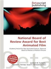 National Board of Review Award for Best Animated Film,6136091518,9786136091518