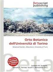 Orto Botanico dell'Università di Torino,613644996X,9786136449968