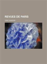 Revues de Paris,123113660X,9781231136607