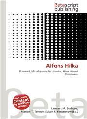 Alfons Hilka,6134741191,9786134741194