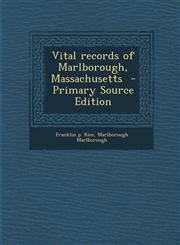 Vital Records of Marlborough, Massachusetts,128981399X,9781289813994