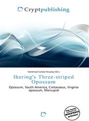Ihering's Three-striped Opossum,6136558718,9786136558714