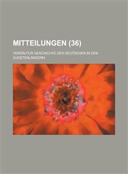 Mitteilungen (36),1153446650,9781153446655