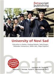 University of Novi Sad,6134545651,9786134545655
