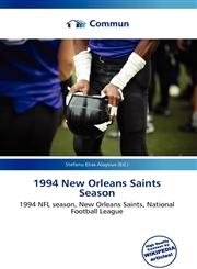 1994 New Orleans Saints Season,6136568756,9786136568751