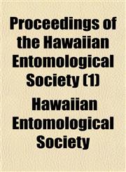 Proceedings of the Hawaiian Entomological Society (1),1150155728,9781150155727