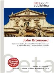 John Bromyard,6132982361,9786132982360