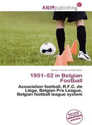 1951-52 in Belgian Football,6137046419,9786137046418