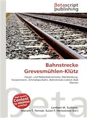 Bahnstrecke Grevesmühlen-Klütz,6135005197,9786135005196