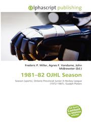 1981-82 OJHL Season,6134170119,9786134170116