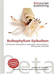 Bulbophyllum Epibulbon,6136199548,9786136199542