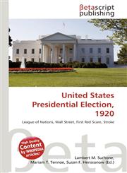 United States Presidential Election, 1920,6130971044,9786130971045