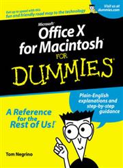 Microsoft Office V.X for Macs for Dummies,0764516388,9780764516382