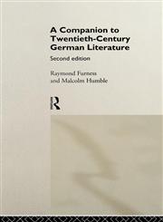 A Companion to Twentieth-Century German Literature 2nd Edition,0415150574,9780415150576