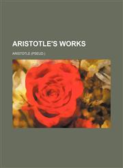 Aristotle's Works,1236611306,9781236611307