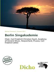 Berlin Singakademie,6139896932,9786139896936