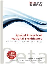 Special Projects of National Significance,6136424878,9786136424873