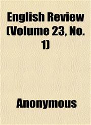 English Review (Volume 23, No. 1),115185753X,9781151857538