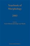 Yearbook of Morphology 2003,1402012721,9781402012723