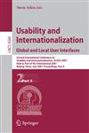 Usability and Internationalization. Global and Local User Interfaces Second International Conference on Usability and Internationalization, UI-HCII 2007, Held as Part of HCI International 2007, Beijing, China, July 22-27, 2007,             Proceedings,,3540732888,9783540732884