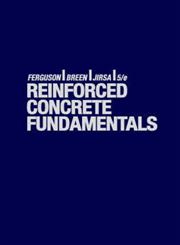 Reinforced Concrete Fundamentals 5th Edition,0471803782,9780471803782