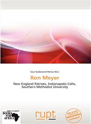 Ron Meyer,6139209250,9786139209255