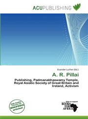 A. R. Pillai,6139820898,9786139820894