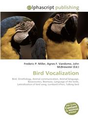 Bird Vocalization,6130221479,9786130221478