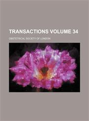 Transactions Volume 34,1152077449,9781152077447