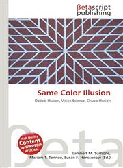 Same Color Illusion,6135222007,9786135222005