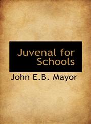 Juvenal for Schools,1103626337,9781103626335