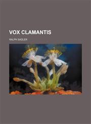 Vox clamantis,1458948331,9781458948335