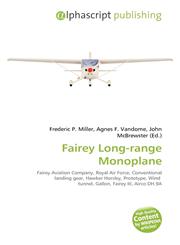 Fairey Long-range Monoplane,6134200050,9786134200059