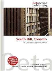 South Hill, Toronto,6135099078,9786135099072