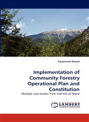 Implementation of Community Forestry Operational Plan and Constitution,3838393155,9783838393155