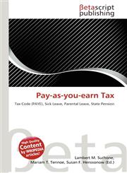 Pay-as-you-earn Tax,6135094149,9786135094145