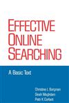 Effective Online Searching A Basic Text,0824771427,9780824771423