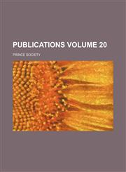 Publications Volume 20,1150587911,9781150587917