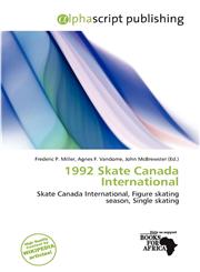 1992 Skate Canada International,6200926247,9786200926241