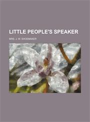 Little people's speaker,1130631613,9781130631616