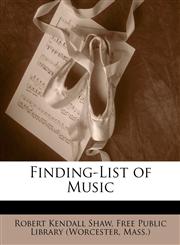 Finding-List of Music,1147762244,9781147762242