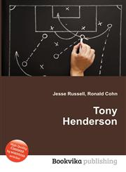 Tony Henderson,5512484001,9785512484005