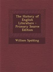 History of English Literature,1289457433,9781289457433