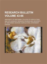 Research Bulletin Volume 43-66,1234170833,9781234170837