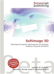 Softimage 3D,6133069996,9786133069992