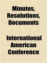 Minutes, Resolutions, Documents,1152203541,9781152203549
