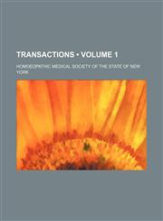 Transactions (Volume 1),1150320613,9781150320613