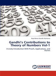 Gandhi's Contributions to Theory of Numbers Vol-1,365918506X,9783659185069